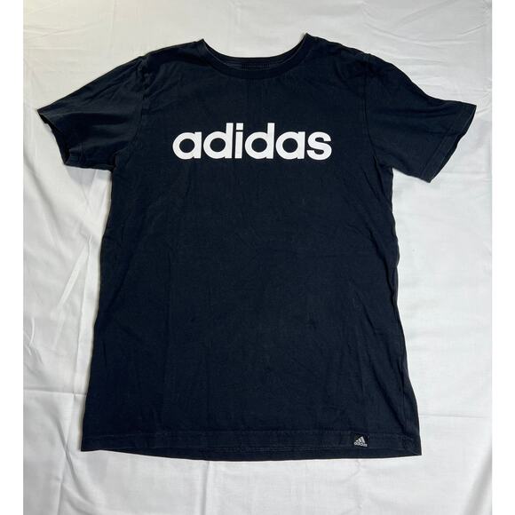 Adidas Black Tee, Logo on Front, Size XL - Picture 1 of 5